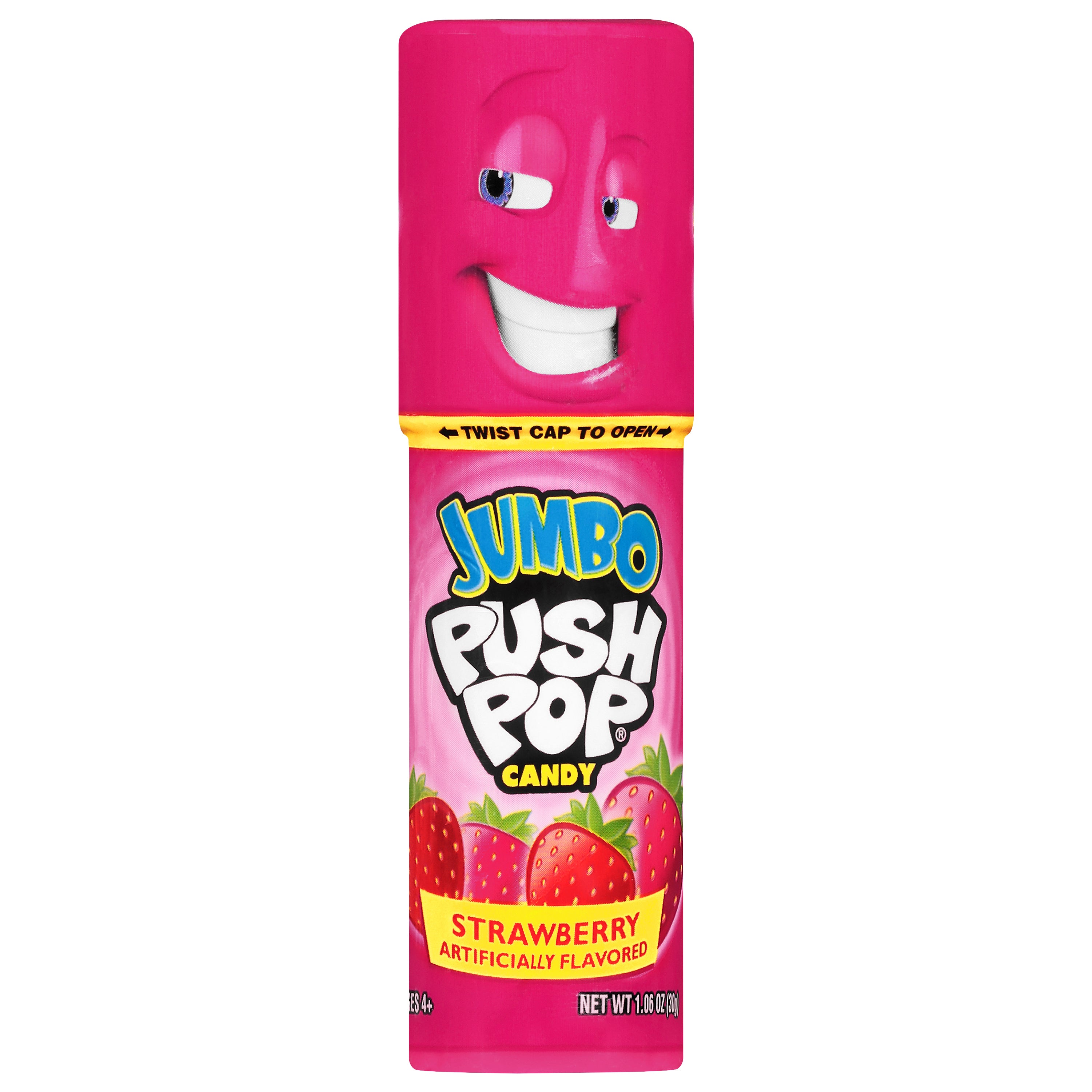 Push Pop Jumbo Strawberry Candy 1.06 oz – Douglas Food Valu