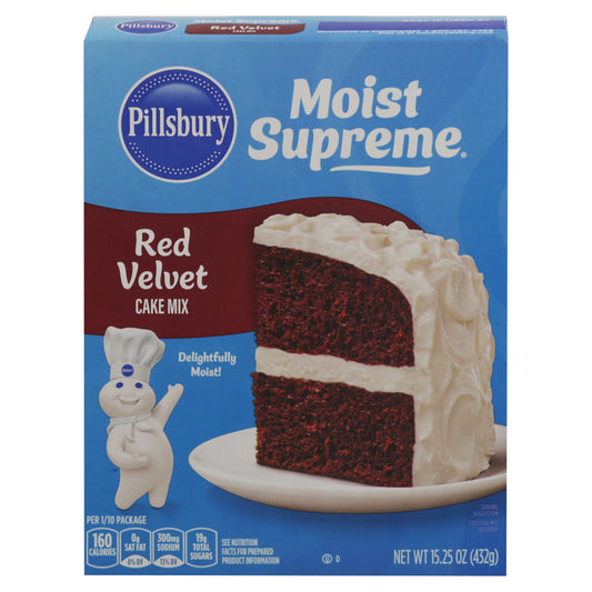 Pillsbury Moist Supreme Red Velvet Cake Mix 15.25 oz