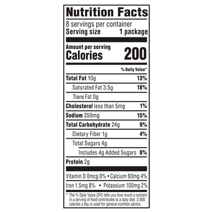 Munchies Sandwich Crackers Doritos Jalapeno Cheddar Artificially Flavored 1.38 Oz 8 Count
