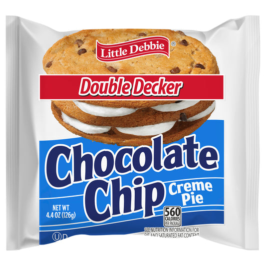 Snack Cakes, Little Debbie Snack Double Decker Chocolate Chip Creme Pie