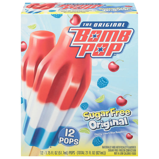 Bomb Pop Original Sugar Free Ice Pops