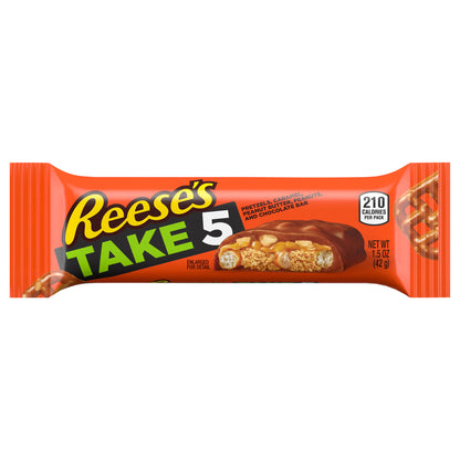 REESE'S TAKE 5 Pretzel, Peanut and Chocolate Candy Bar, 1.5 oz