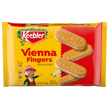 Keebler Creme Filled Vienna Fingers Sandwich Cookies 12 oz