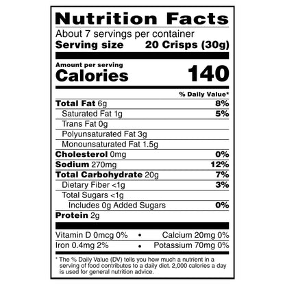 Cheez-It® Snap'd Sharp White Cheddar Cheese Cracker Chips