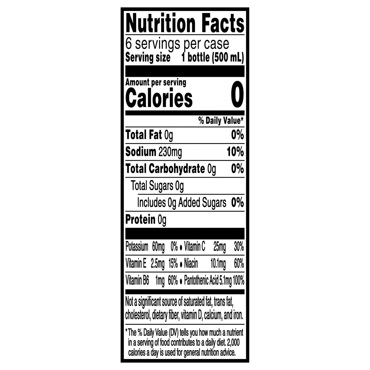 Propel Zero Sugar Electrolyte Water Beverage Berry 16.9 Fl Oz 6 Count