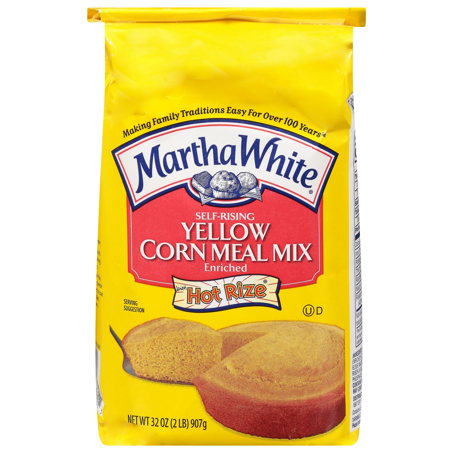 Martha White Enriched Self-Rising Yellow Corn Meal with Hot Rize 32 oz