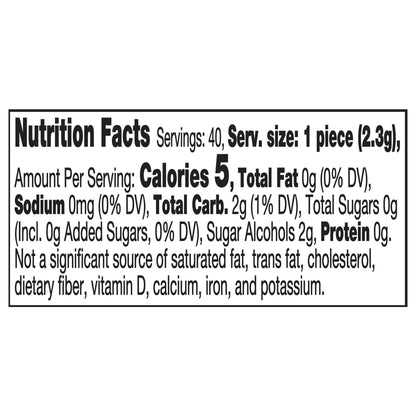 ICE BREAKERS Ice Cubes Arctic Grape Sugar Free Chewing Gum Bottle, 3.24 oz (40 Pieces)
