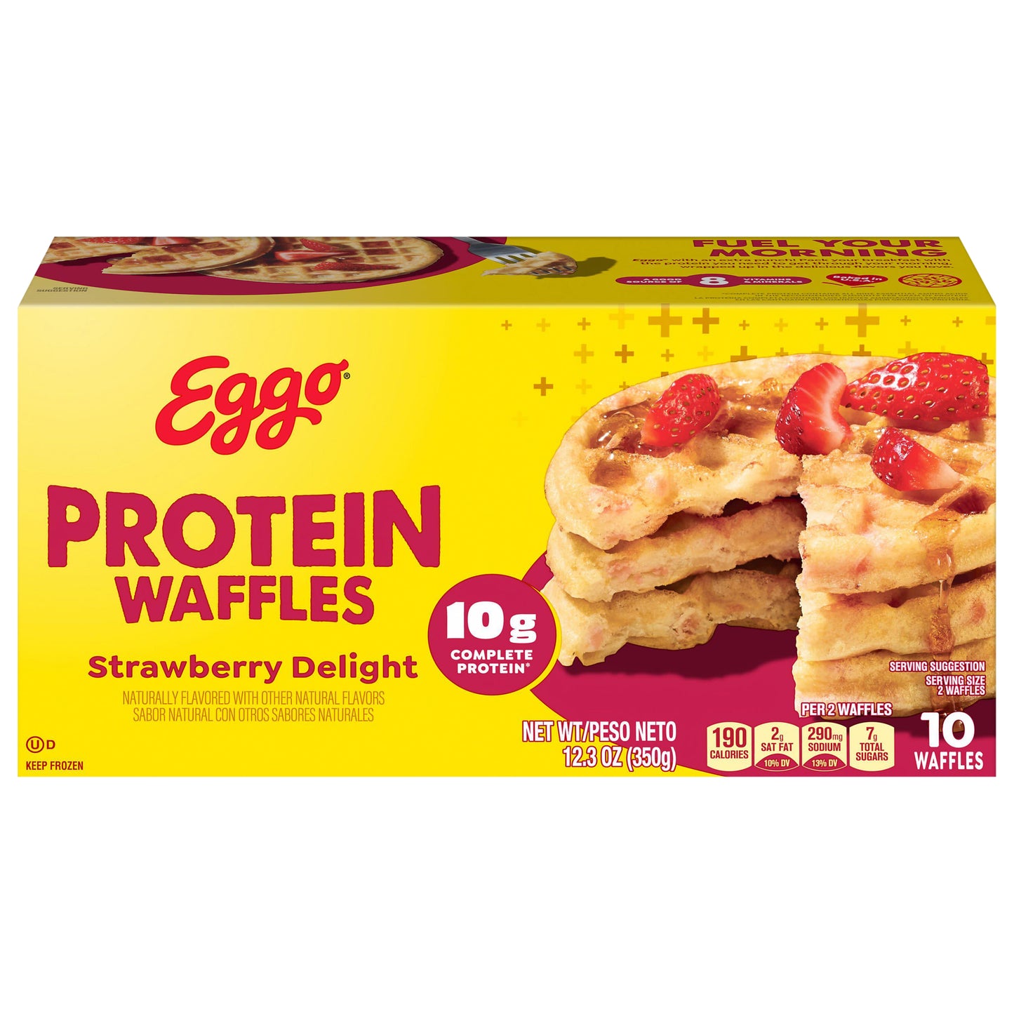 Kellogg's® Eggo® Protein Strawberry Delight Frozen Waffles
