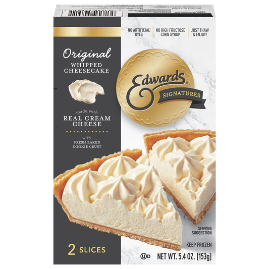 Edwards Signatures Whipped Original Cheesecake 2 ea