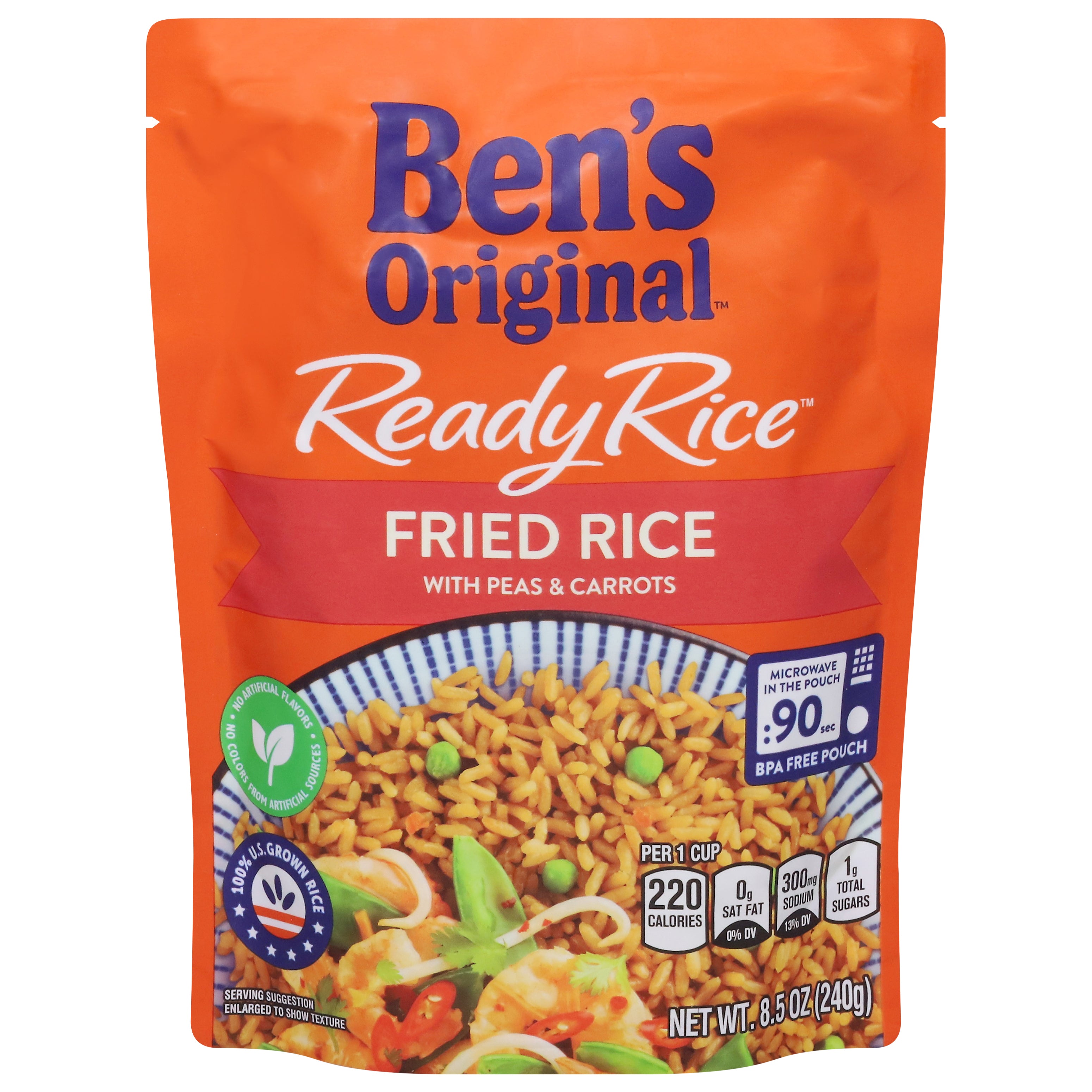 Origini Rice Ben's Original Ready Rice Fried Rice with Peas & Carrots 8.5 oz ...
