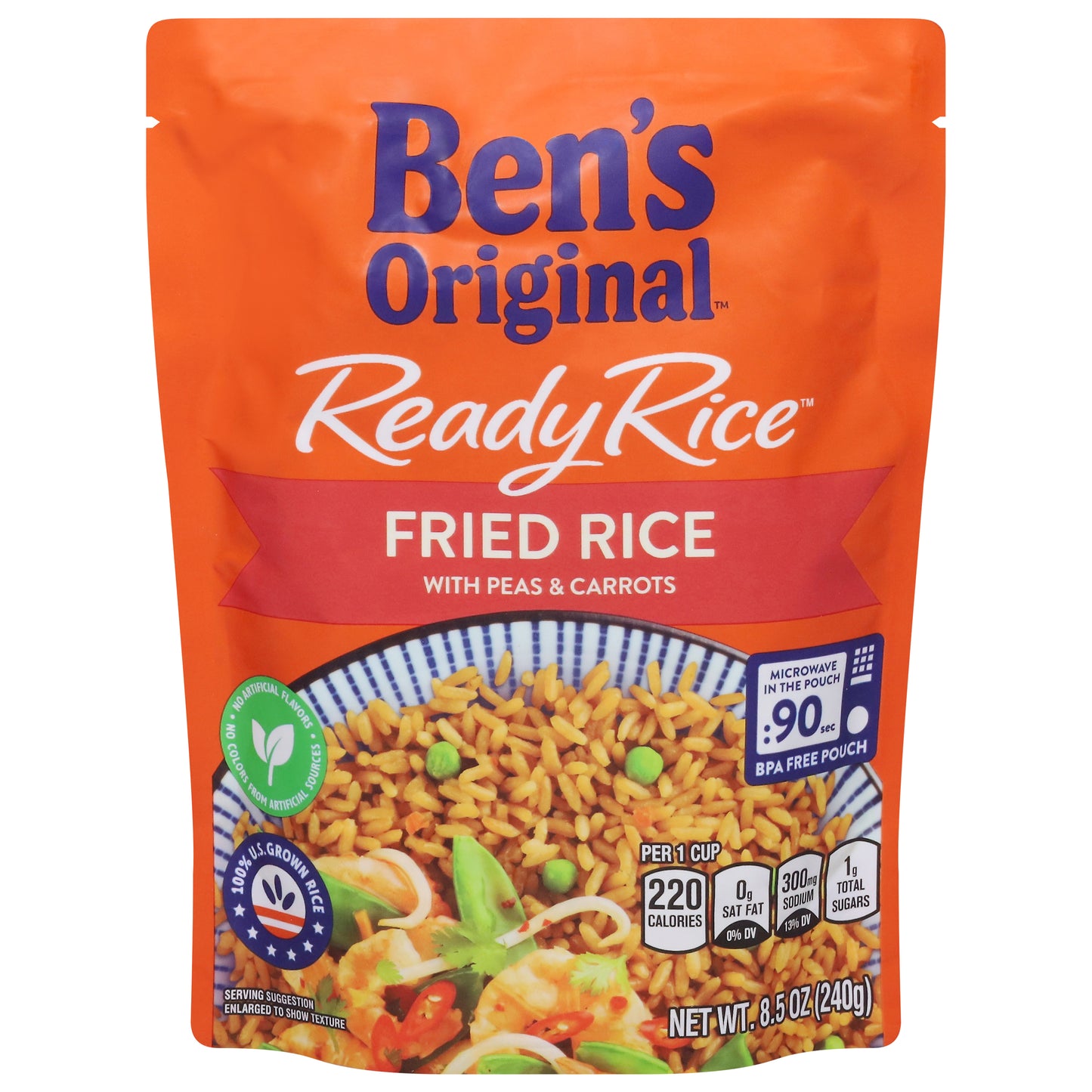 Ben's Original Ready Rice Fried Rice with Peas & Carrots 8.5 oz