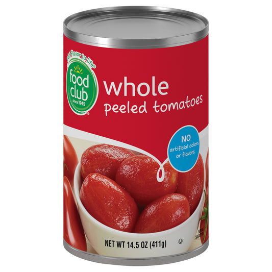 Food Club Whole Peeled Tomatoes 14.5 oz