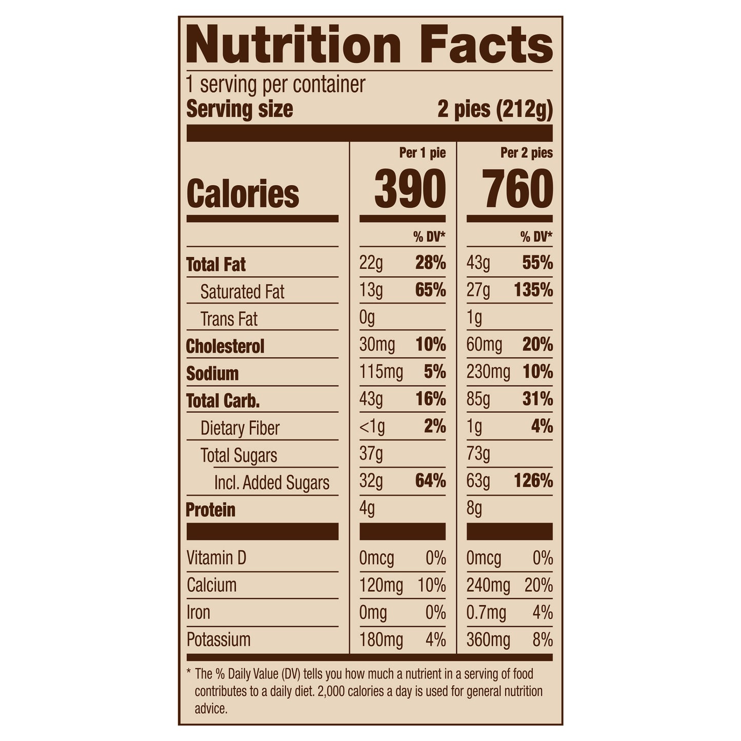 Marie Callender's Key Lime Mini Pies, 2 Pies, Frozen, 7.5 oz.