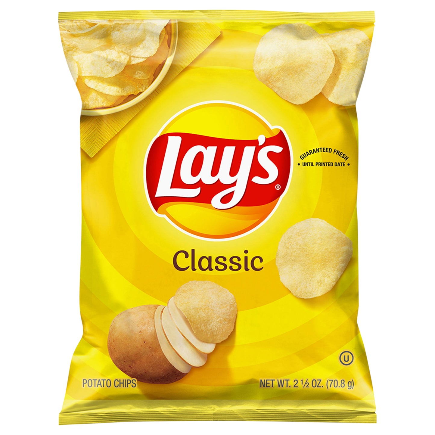 Lay's Potato Chips Classic 2 1/2 Oz