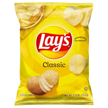 Lay's Potato Chips Classic 2 1/2 Oz