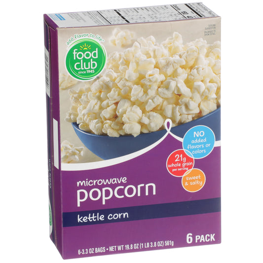 Kettle Corn Microwave Popcorn