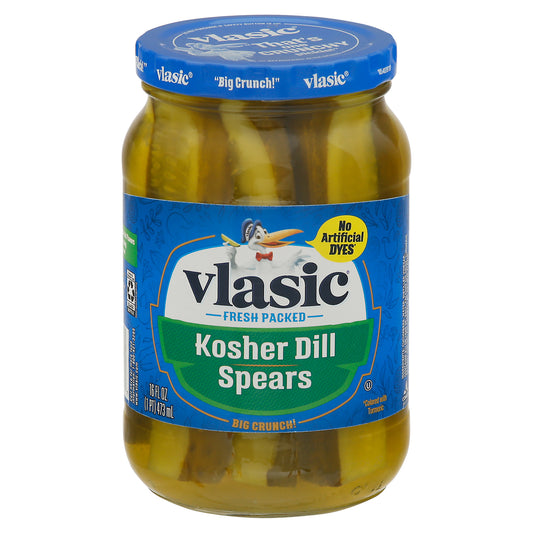 Vlasic Kosher Dill Spears Pickles 16 fl oz