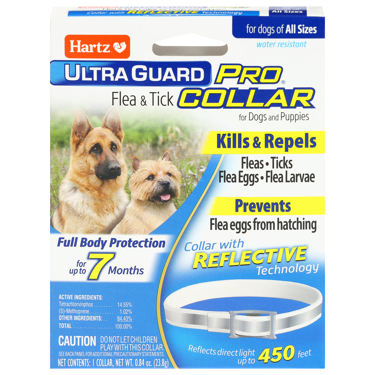 Hartz Ultra Guard Pro Flea & Tick Collar for Dogs and Puppies 1 Each