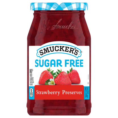 Smucker's Sugar Free Strawberry Preserves with Splenda Brand Sweetener, 12.75 Ounces
