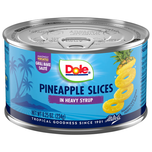 Dole Slices Pineapple Slices in Heavy Syrup 8.25 oz