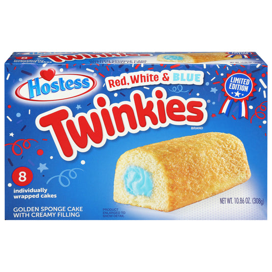 Hostess Red, White & Blue Twinkies 8 Each