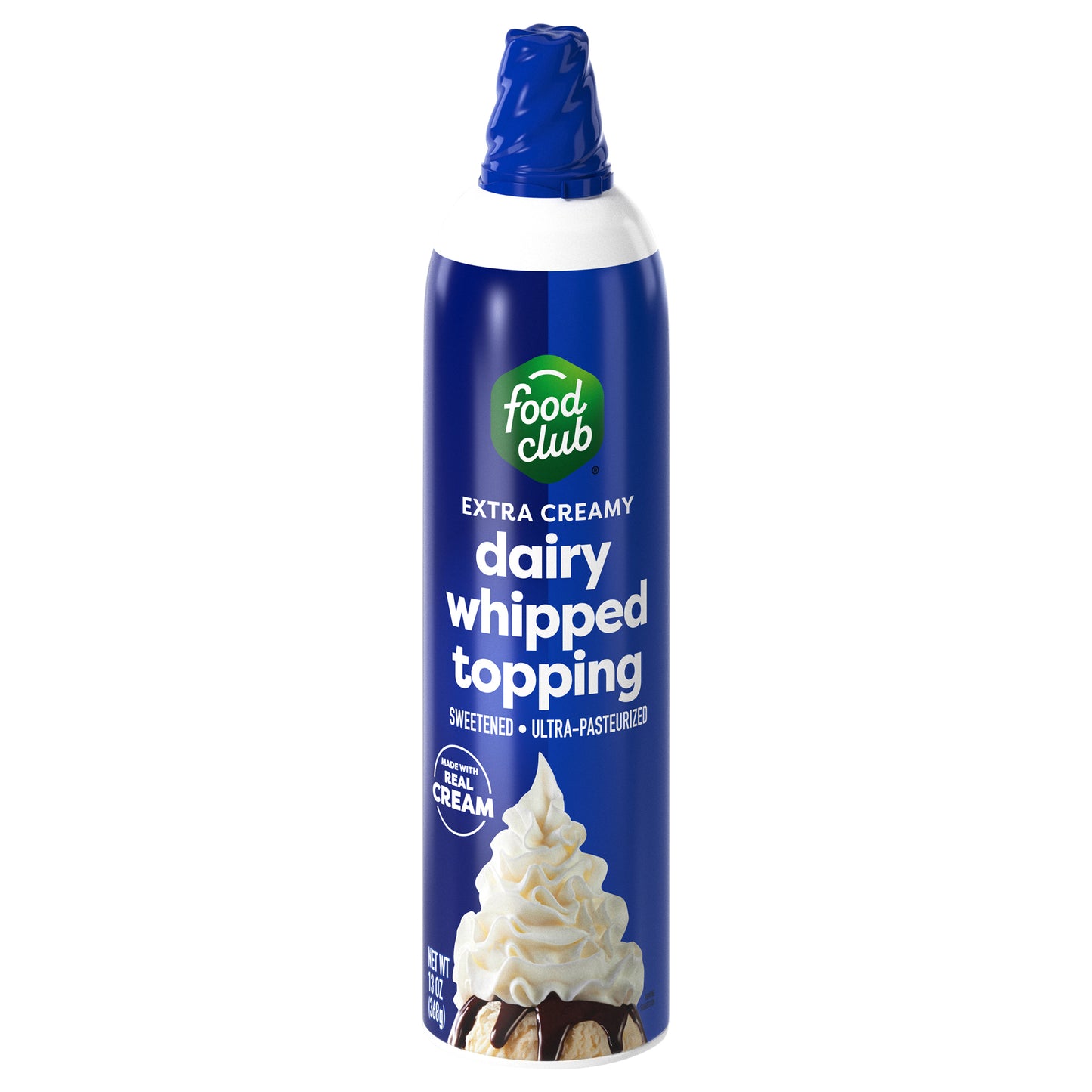 Food Club Extra Creamy Dairy Whipped Topping 13 oz