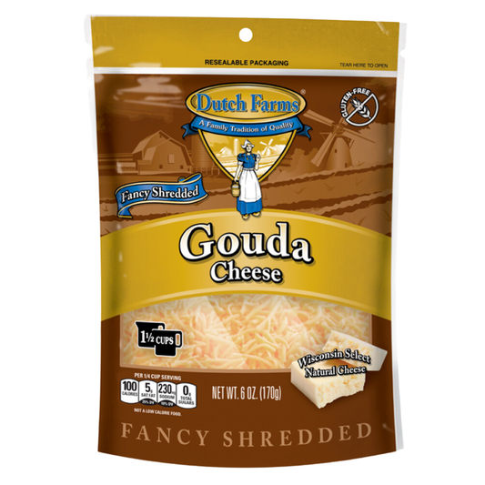 Dutch Farms Fancy Shredded Gouda Cheese