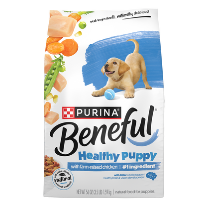 Purina Beneful Healthy Puppy Natural High Protein Puppy Dry Dog Food With Farm-Raised Chicken