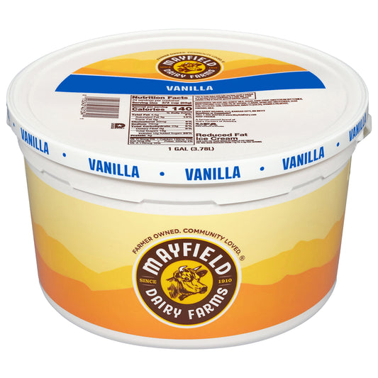 Mayfield Dairy Farms Reduced Fat Vanilla Ice Cream 1 gal