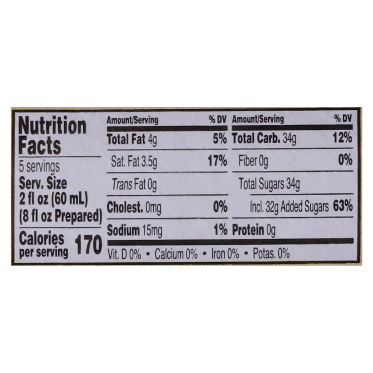 Bacardi Mixers Pina Colada Concentrated Mixer 10 fl oz