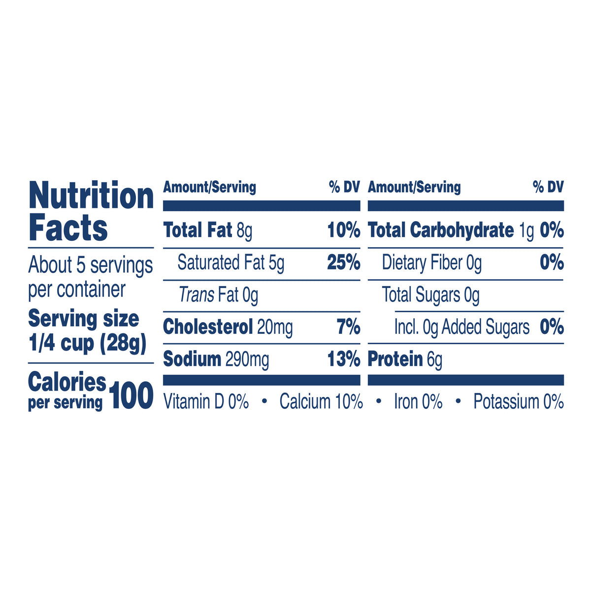 Kraft Natural Blue Cheese Crumbles 5 oz Cup