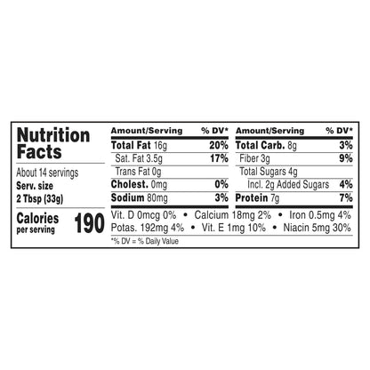 Jif Natural Creamy Peanut Butter Spread, 16-Ounce Jar