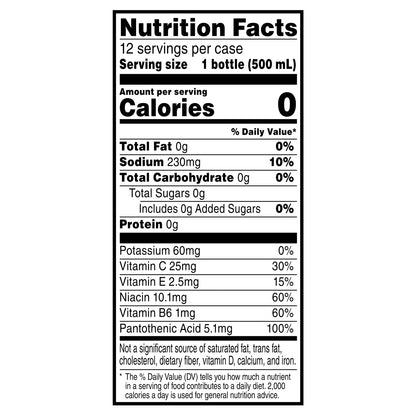 Propel Zero Sugar Electrolyte Water Beverage Grape 16.9 Fl Oz 12 Count