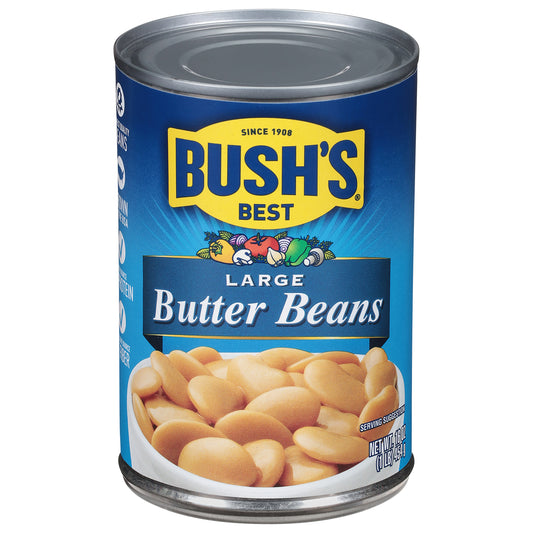 Bush's Best Butter Beans Large 16 oz