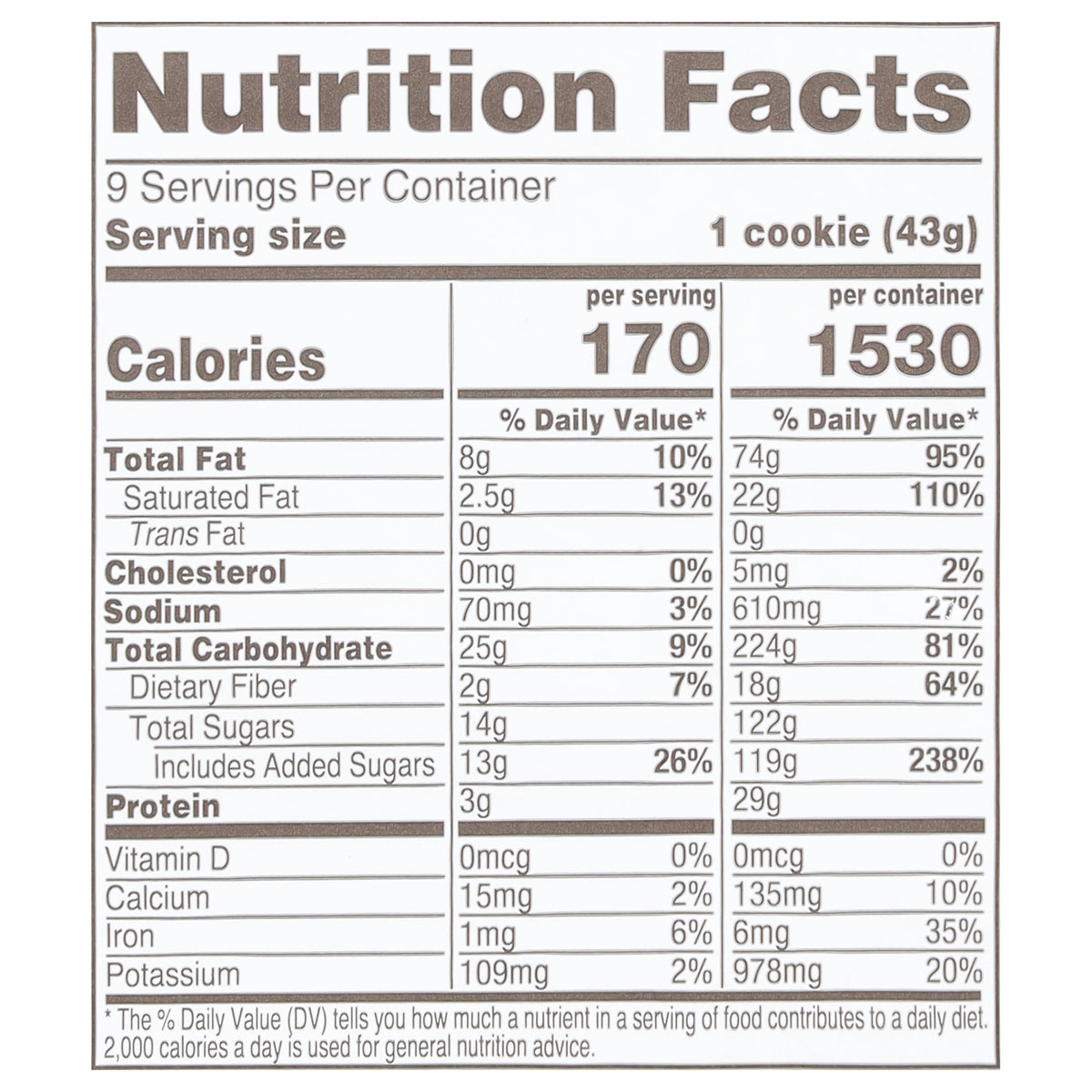 Shirley's Cookie Company No-Bakes! Chocolate Peanut Butter Cookies 13.5 oz