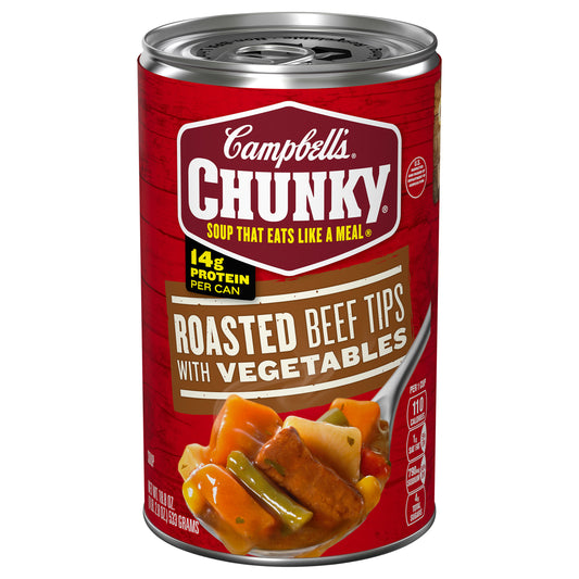 Campbell's Chunky Roasted Beef Tips with Vegetables Soup 18.8 oz