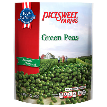Pictsweet Farms Green Peas, Simple Harvest - 12 oz