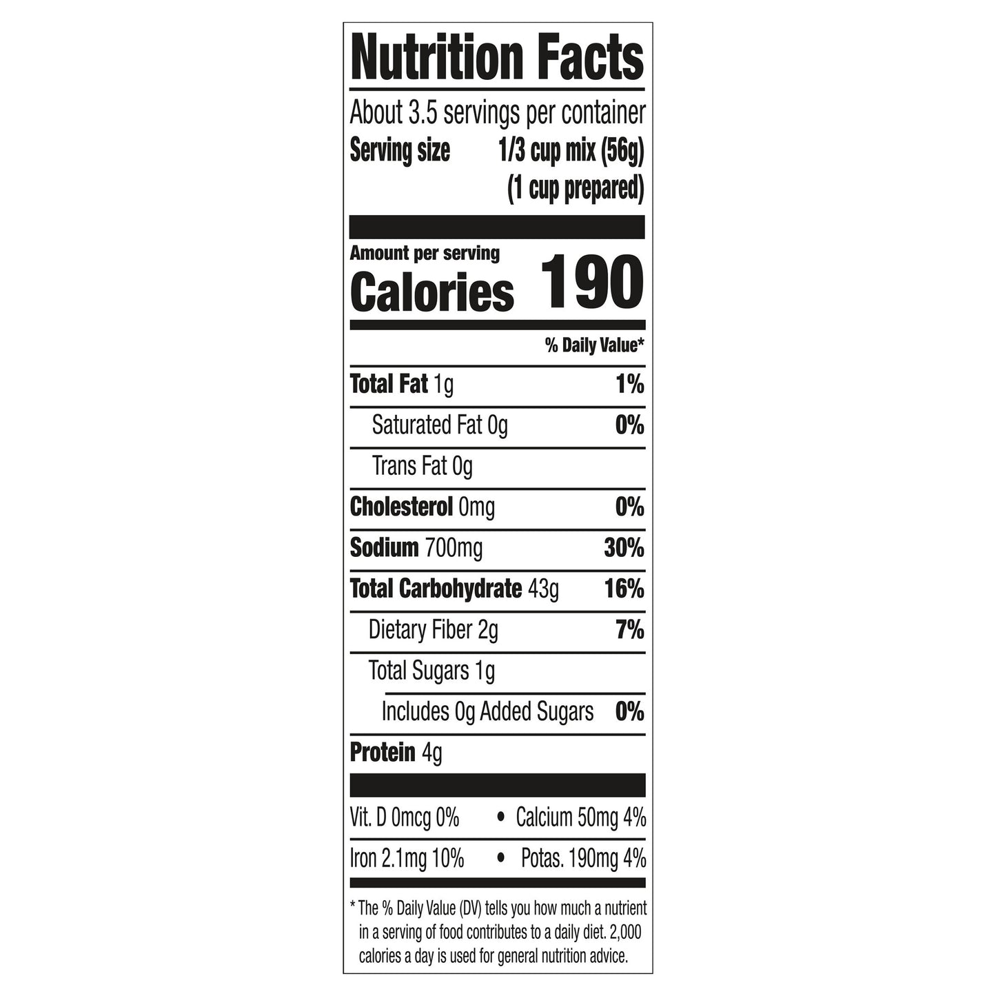Zatarain's Rice Mix - Taco, 6.9 oz
