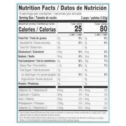 Outshine No Sugar Added Pineapple/Lime/Mango Fruit Ice Bars 12 ea