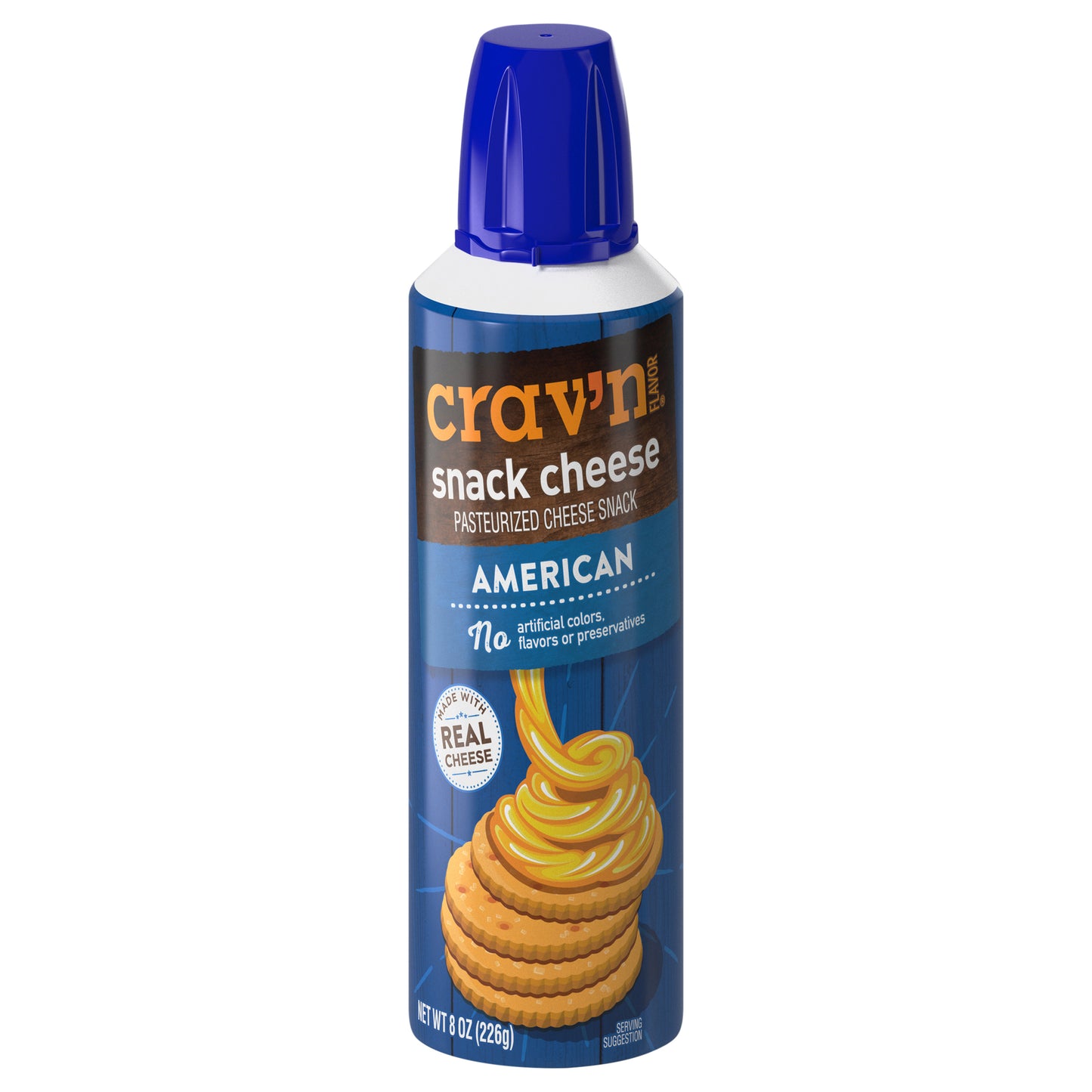 Crav'n Flavor American Snack Cheese 8 oz