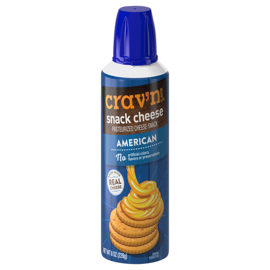 Crav'n Flavor American Snack Cheese 8 oz