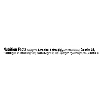 BUBBLE YUM Original Chewy, Bubble Gum Pack, 2.82 oz (10 Pieces)