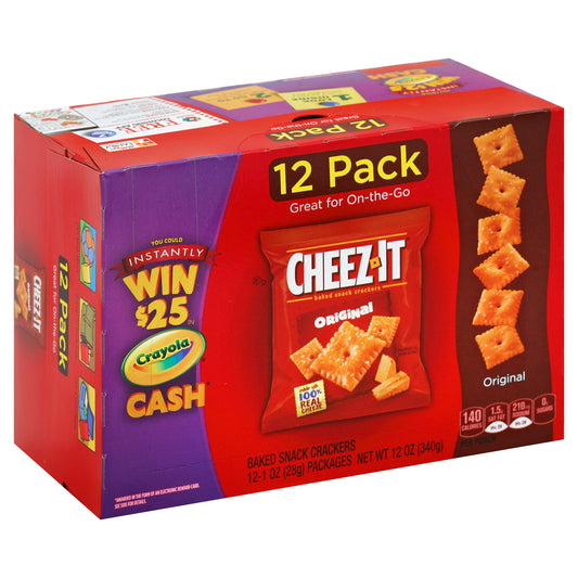 Cheez-It Baked Snack Crackers 12 ea