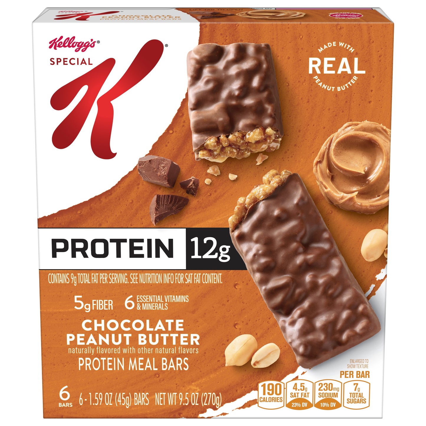 Special K Bar Protein Meal Bars Chocolate Peanut Butter