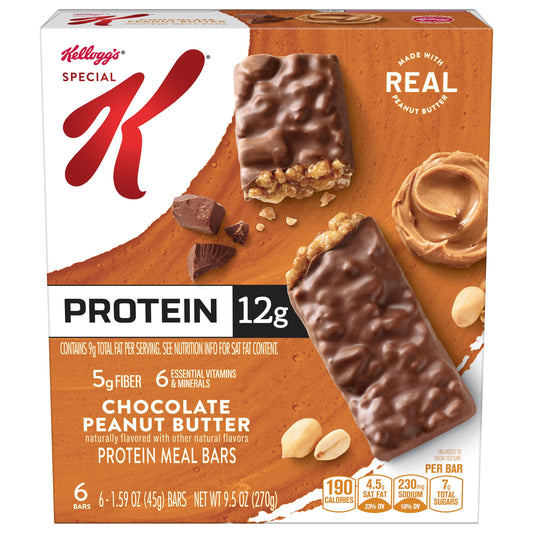 Special K Bar Protein Meal Bars Chocolate Peanut Butter