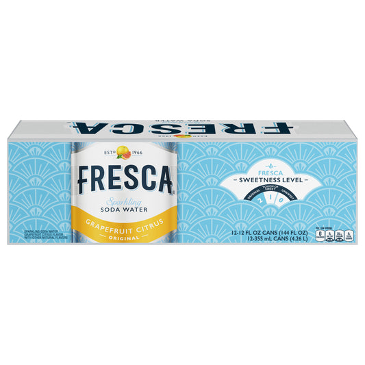 Fresca Fridge Pack Cans, 12 fl oz, 12 Pack