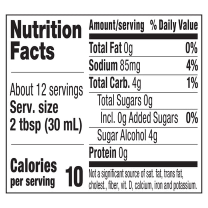 Log Cabin Sugar Free Syrup, 12 FL OZ