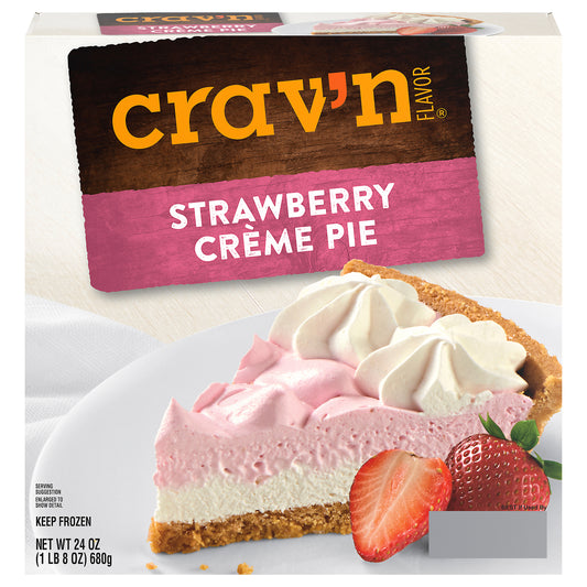 Crav'n Flavor Strawberry Creme Pie 24 oz