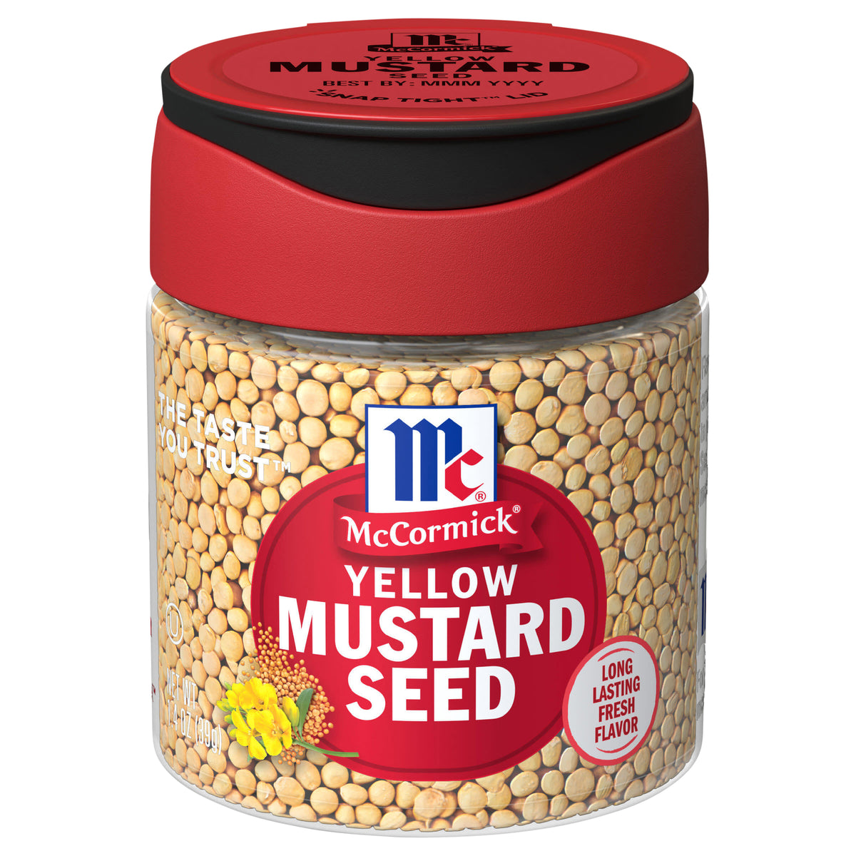 McCormick Mustard Seed - Yellow, 1.4 oz