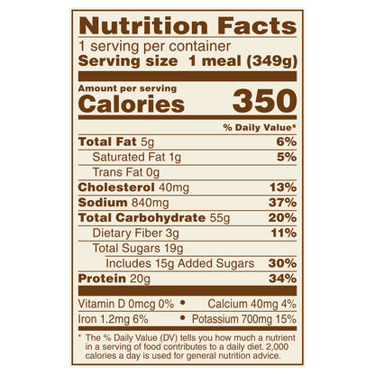 Marie Callender's Frozen Meal, Sweet Pineapple Chicken Teriyaki Bowl, 12.3 Ounce
